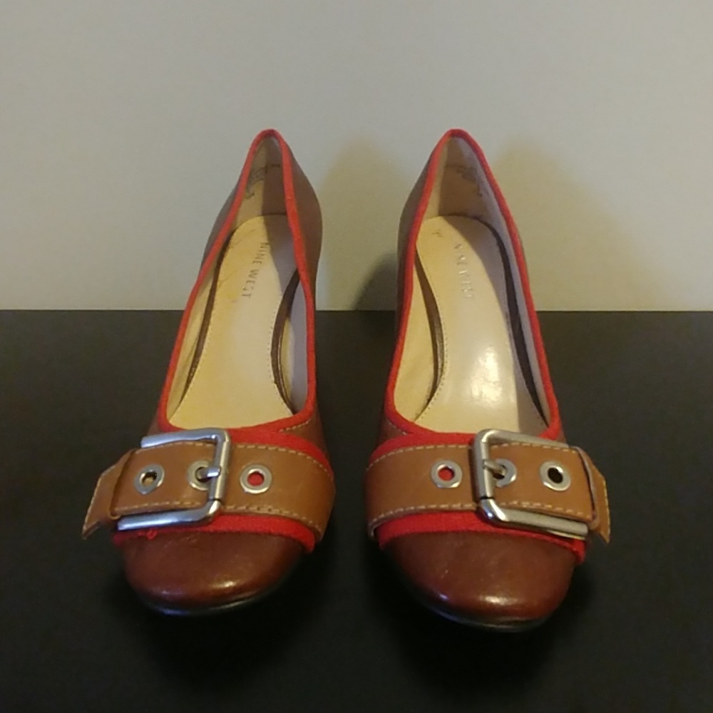 Nine West chunk heels
